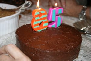 Devil's Food Cake for Bubbie's 85th birthday