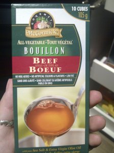 McCormick's all vegetable beef bouillon cubes