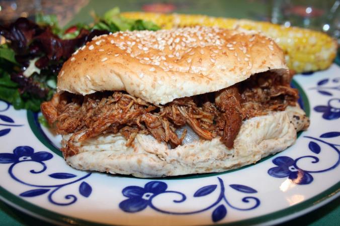 The Perfect Pulled Chicken Sandwich