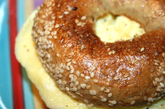 Quick and Easy Breakfast Sandwich close up