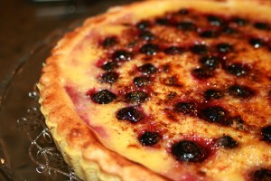 Blueberry Lemon Brûlée Tart