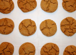 Soft Brown Butter Gingersnaps