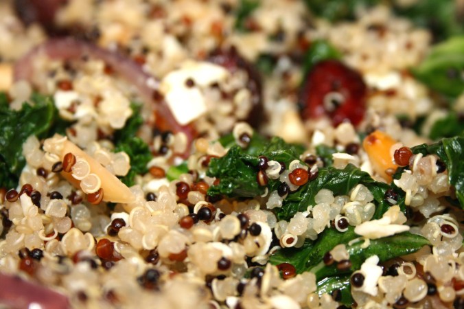 Quinoa Salad with Kale & Feta