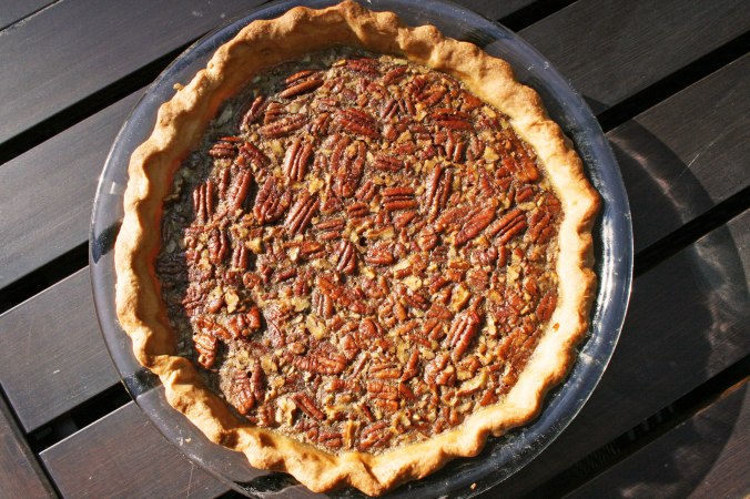 Maple Bourbon Pecan Pie